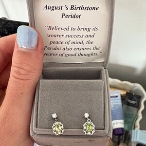 Elegant Peridot Earrings